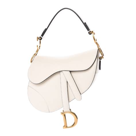 white saddle bag dior|authentic dior saddle bag.